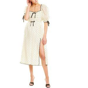 knee length dresses for ladies FOR LOVE & LEMONS Doily Bouquet Midi Dress – Lusso Di Luna Boutique main image 0